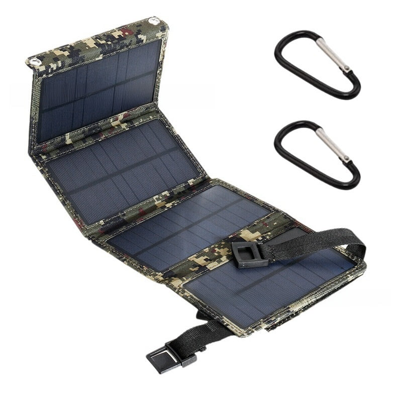 20W Foldable Solar Panel Charger — Waterproof & Lightweight for Camping